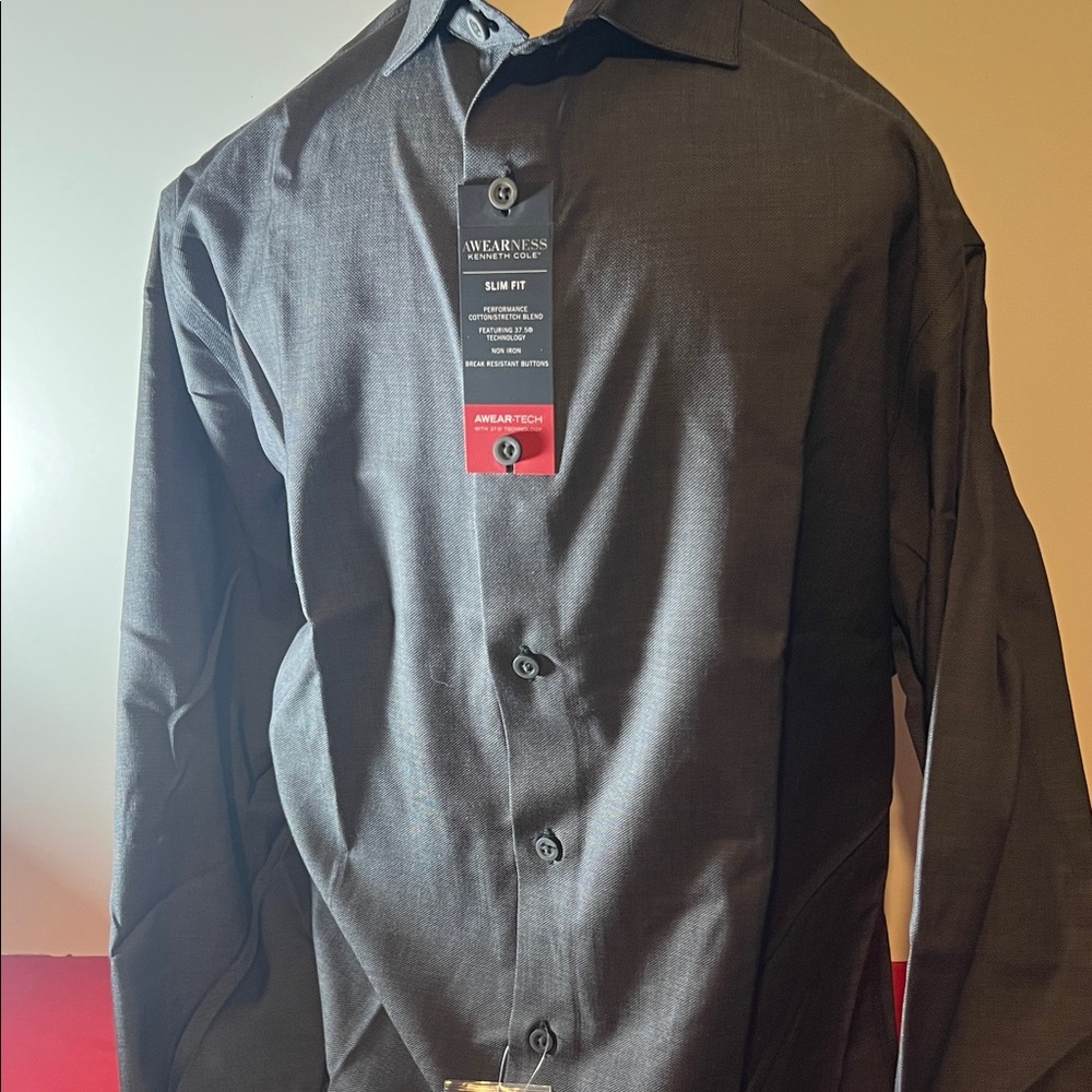 Men's grey Slim Fit Shirt
